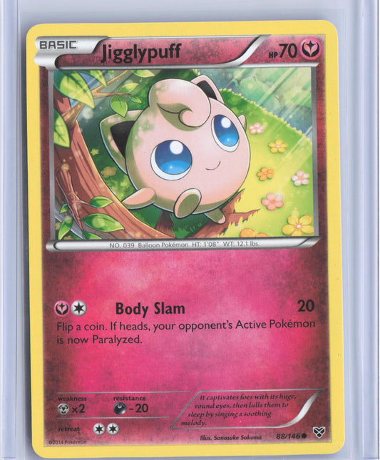 Jigglypuff 88/146 Common XY Pokemon TCG Card