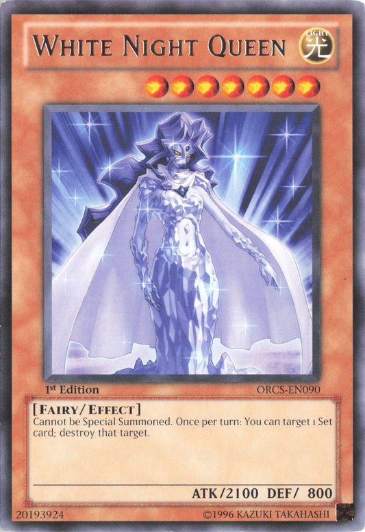 White Night Queen ORCS-EN090 Rare Order of Chaos Yu-Gi-Oh 1st Edition