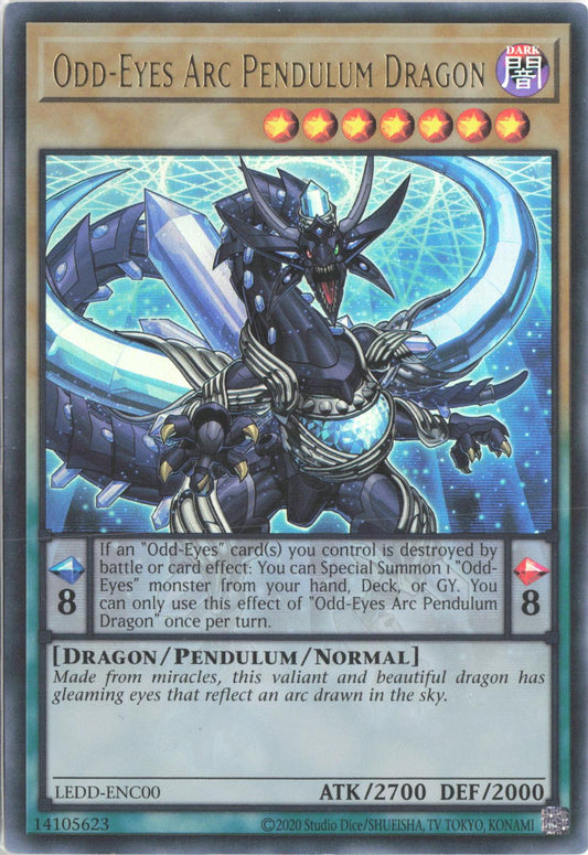 Odd-Eyes Arc Pendulum Dragon LEDD-ENC00 Legendary Dragon Decks Yu-Gi-Oh 1st Edition
