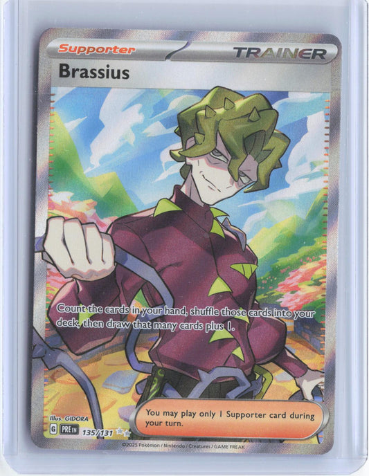 Brassius 135/131 Ultra Rare Prismatic Evolutions Pokemon Holo