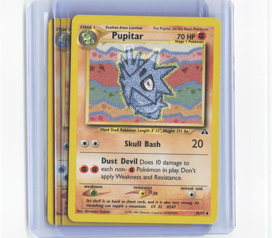 Pupitar 45/75 Uncommon Neo Discovery Pokemon Unlimited TCG Card