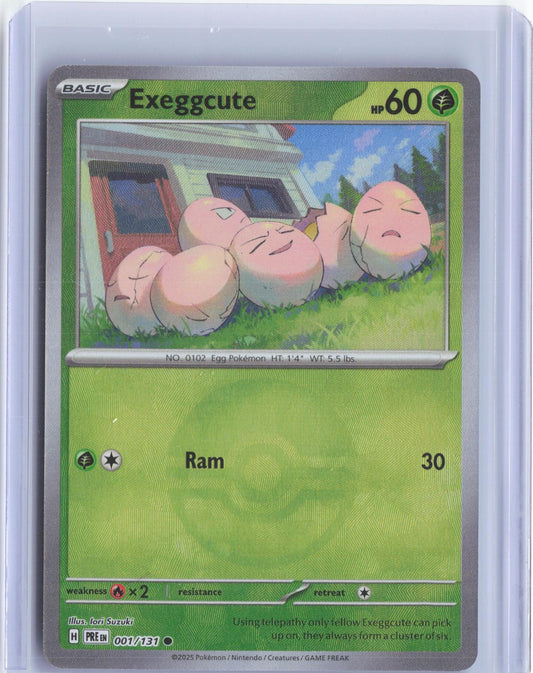 Exeggcute (Poke Ball Pattern) 001/131 Holo Prismatic Evolutions Pokemon Card