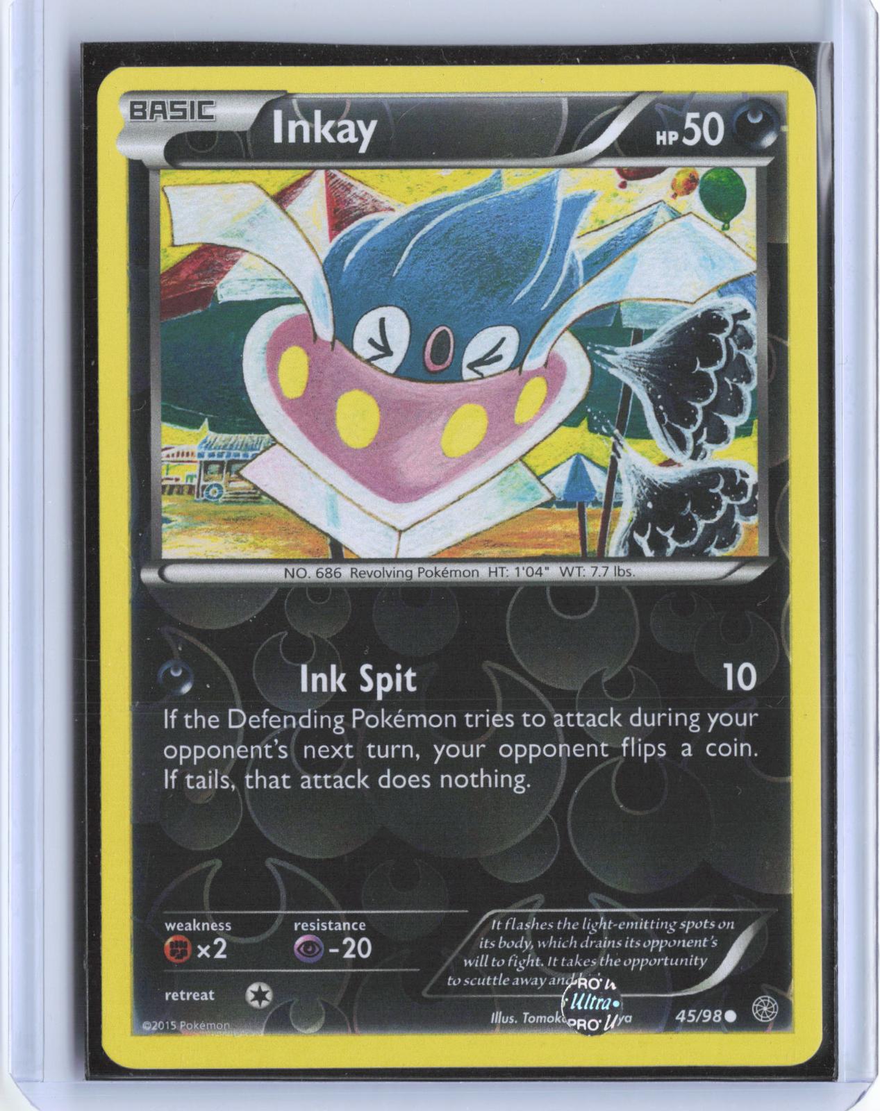 Inkay 45/98 Common Ancient Origins Pokemon Reverse Holo TCG Card