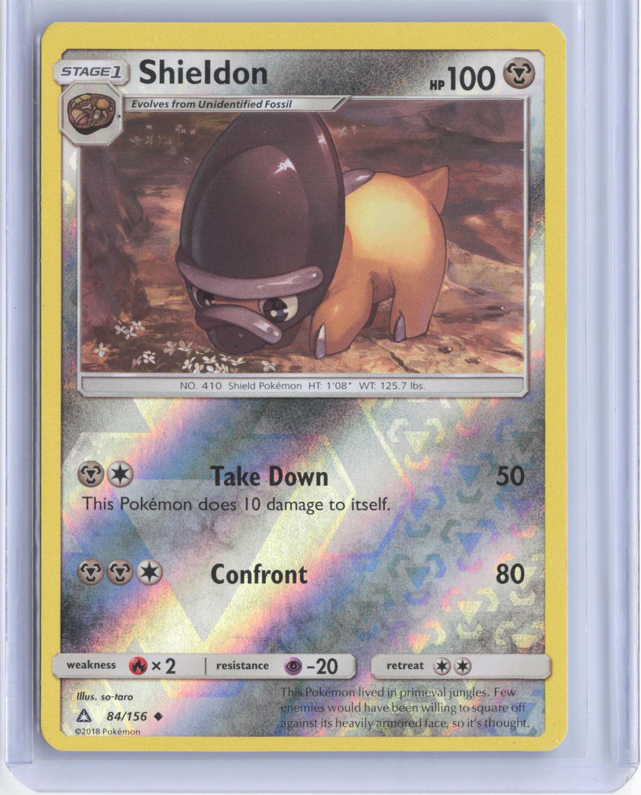Shieldon 84/156 Uncommon Ultra Prism Pokemon TCG Card
