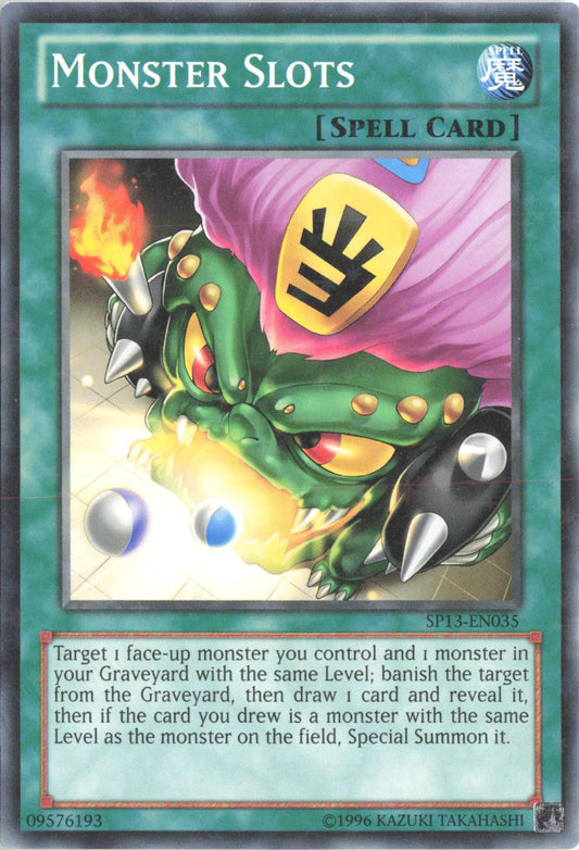 Monster Slots SP13-EN035 Common / Short Print Star Pack 2013 Yu-Gi-Oh Unlimited
