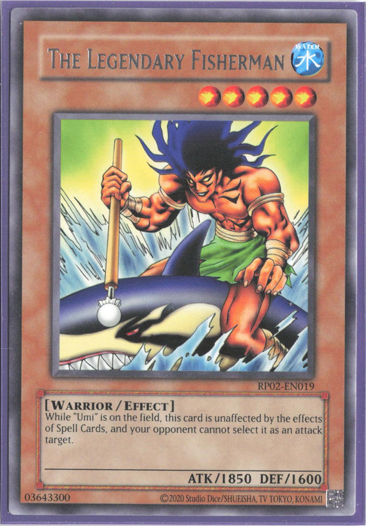 The Legendary Fisherman RP02-EN019 Rare Retro Pack 2 Yu-Gi-Oh Unlimited