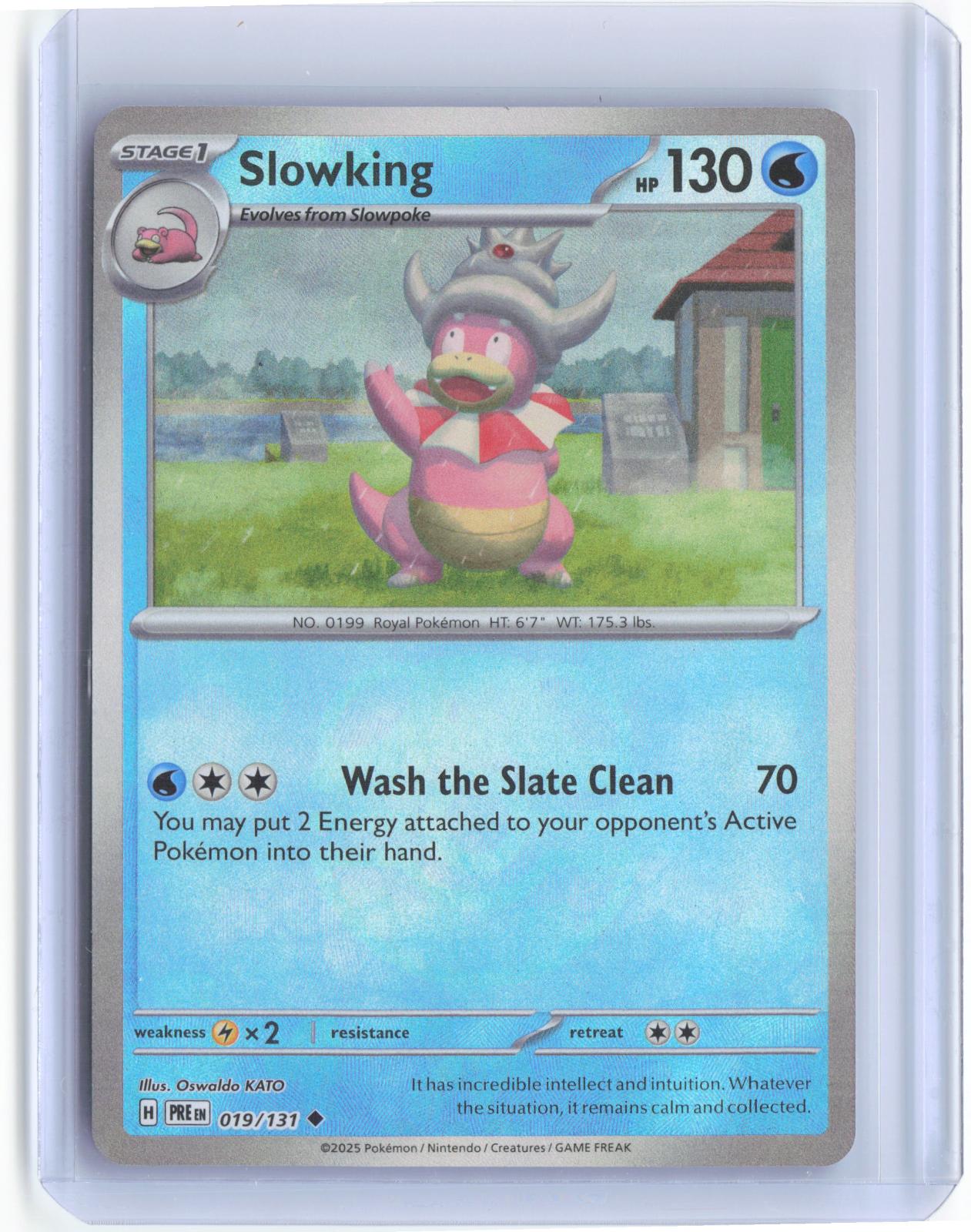 Slowking (Master Ball Pattern) 019/131 Prismatic Evolutions Pokemon TCG Card