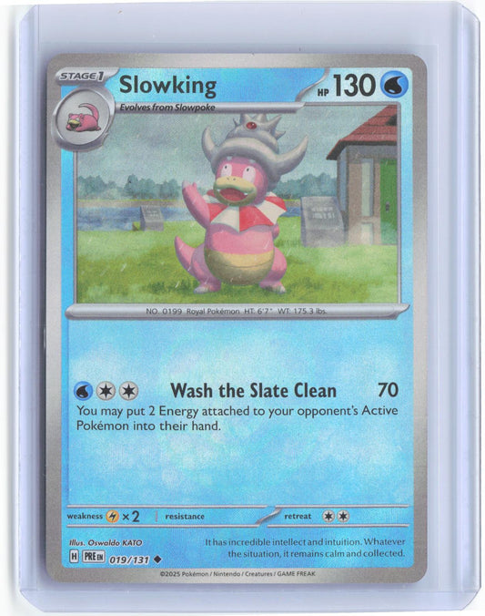 Slowking (Master Ball Pattern) 019/131 Prismatic Evolutions Pokemon TCG Card