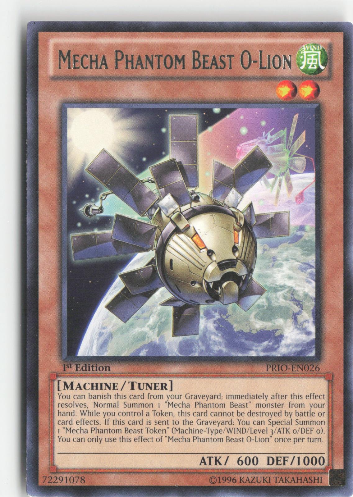 Mecha Phantom Beast O-Lion PRIO-EN026 Rare Primal Origin Yu-Gi-Oh Unlimited