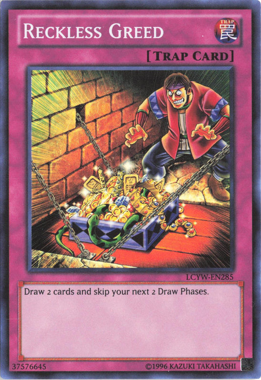 Reckless Greed LCYW-EN285 Legendary Collection 3: Yugi's World Yu-Gi-Oh Unlimited