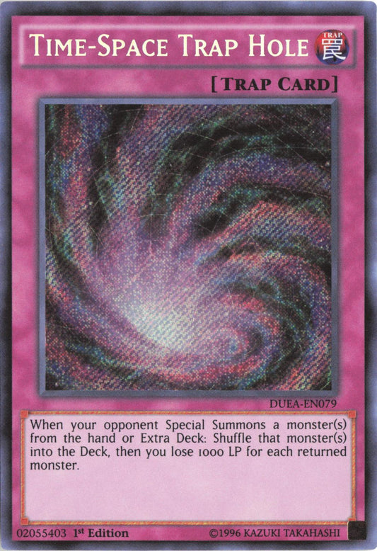 Time-Space Trap Hole DUEA-EN079 Duelist Alliance Yu-Gi-Oh 1st Edition