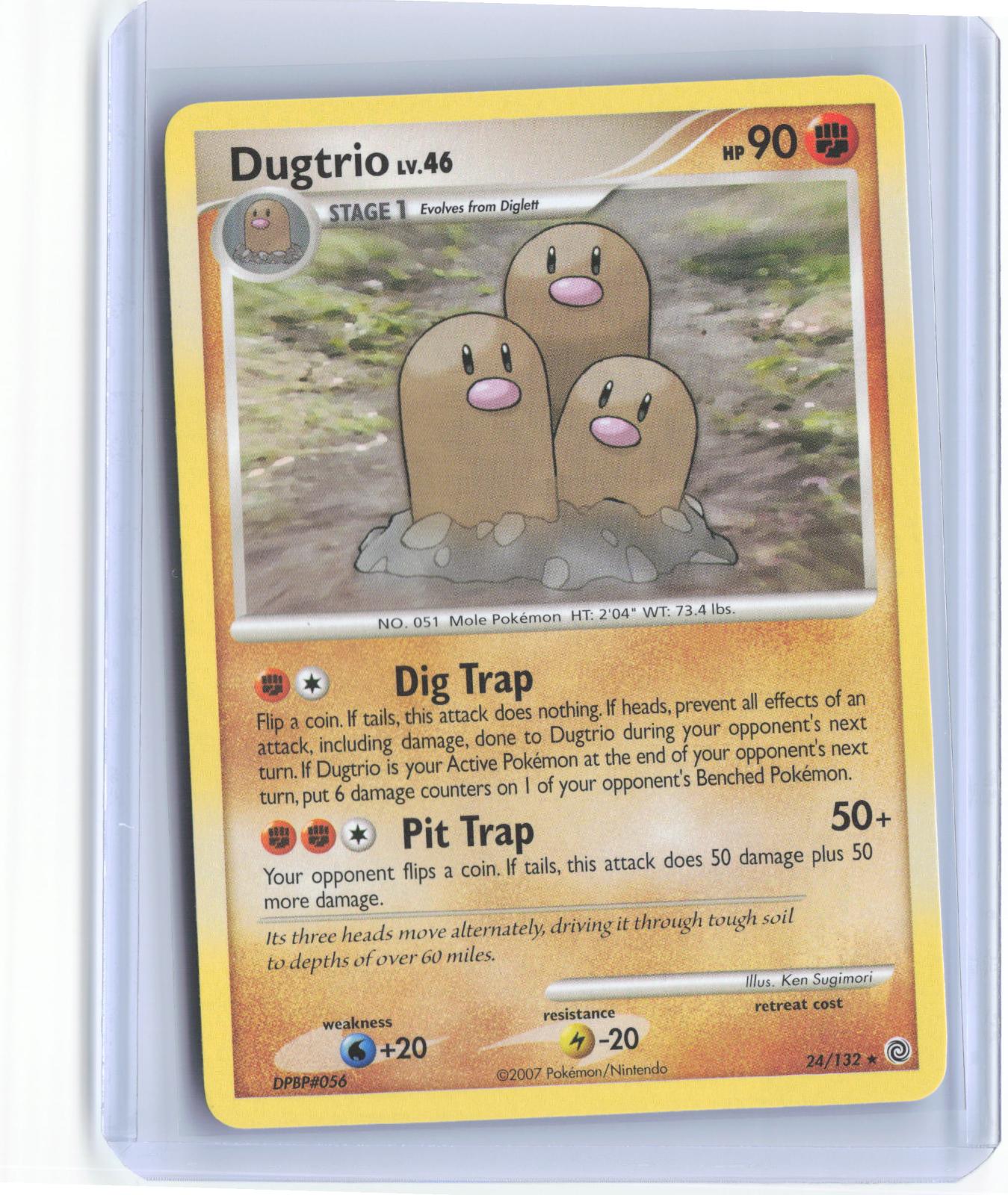 Dugtrio 24/132 Rare Secret Wonders Pokemon TCG Card