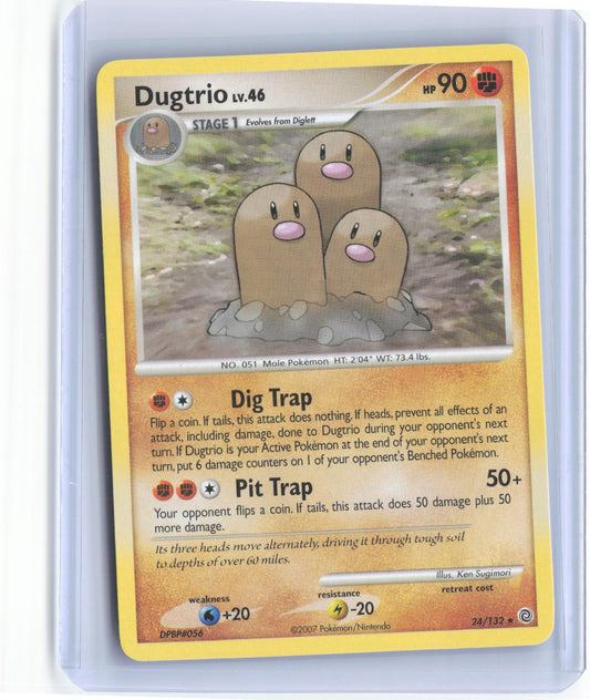 Dugtrio 24/132 Rare Secret Wonders Pokemon TCG Card