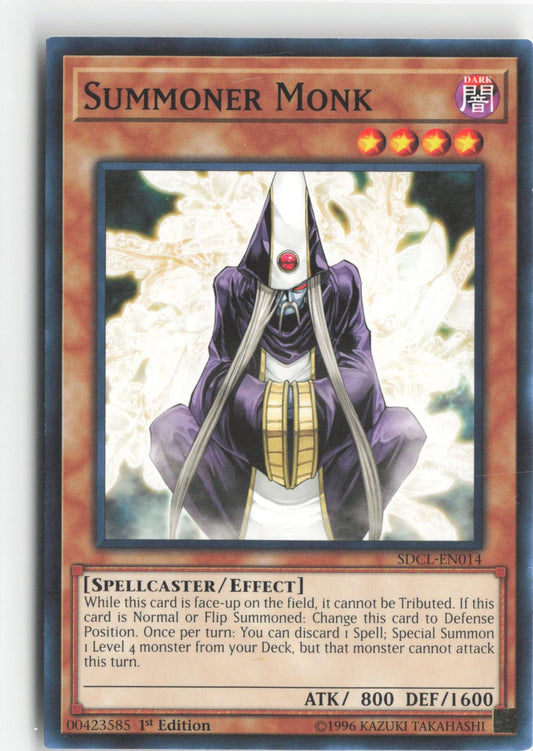 Summoner Monk SDCL-EN014 Structure Deck: Cyberse Link Yu-Gi-Oh 1st Edition