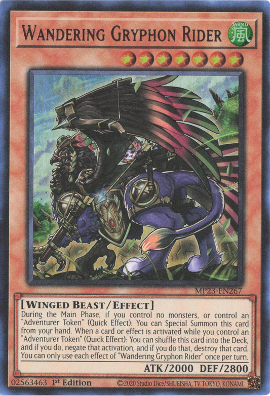 Wandering Gryphon Rider MP23-EN267 25th Anniversary Tin: Dueling Heroes Mega Pack Yu-Gi-Oh 1st Edition