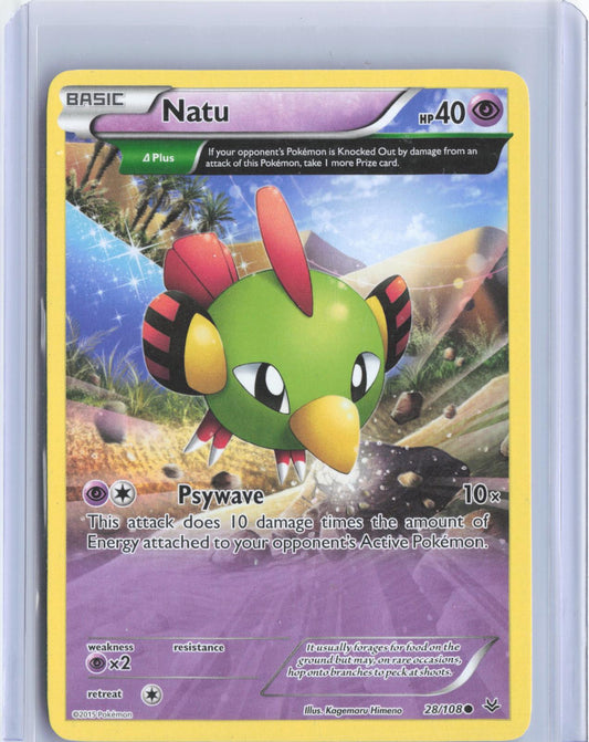 Natu 28/108 Common Roaring Skies Pokemon TCG Card