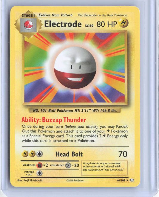 Electrode 40/108 Rare Evolutions Pokemon TCG Card