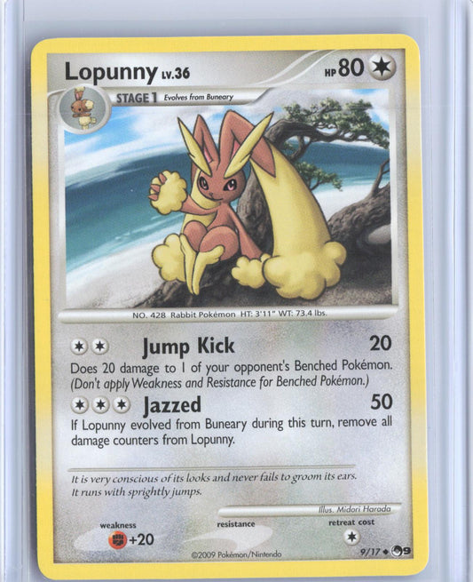 Lopunny 9/17 Uncommon POP Series 9 Pokemon