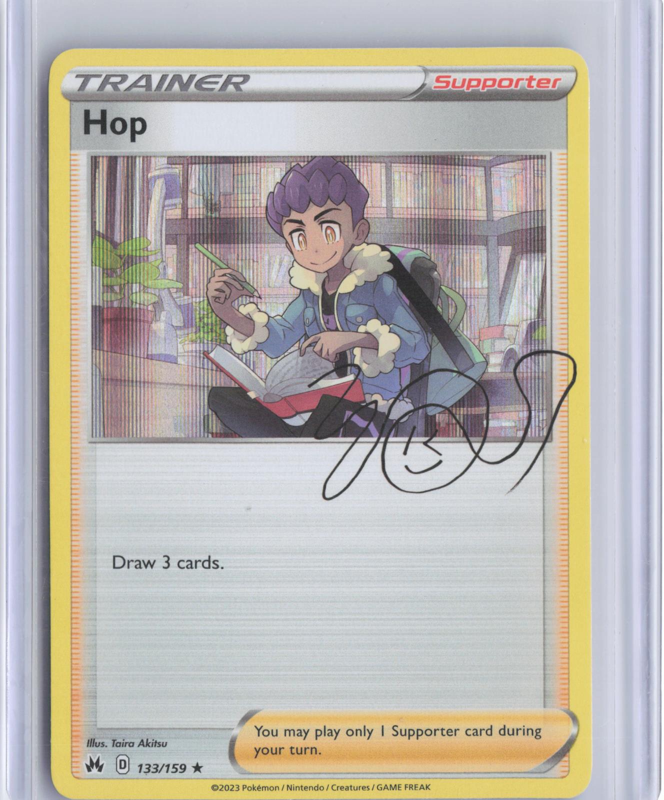 Hop 133/159 Holo Rare Crown Zenith Pokemon Holo TCG Card