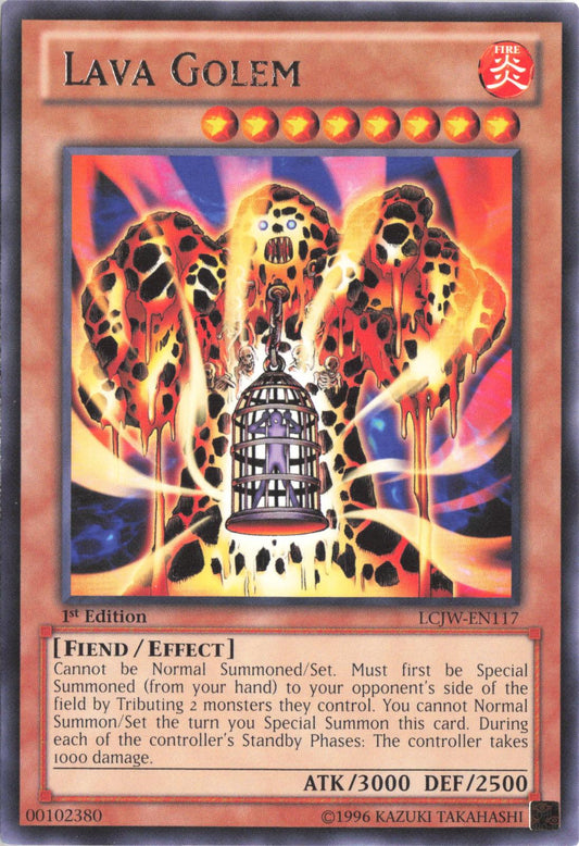 Lava Golem LCJW-EN117 Legendary Collection 4: Joey's World Yu-Gi-Oh 1st Edition