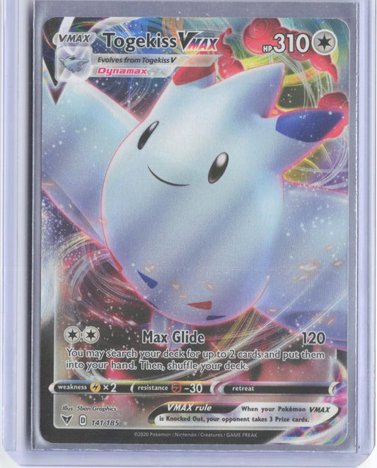 Togekiss VMAX 141/185 Holo VMAX Rare Vivid Voltage Pokemon