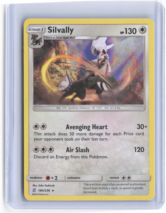 Silvally 184/236 Holo Rare Unified Minds Pokemon Holo TCG Card