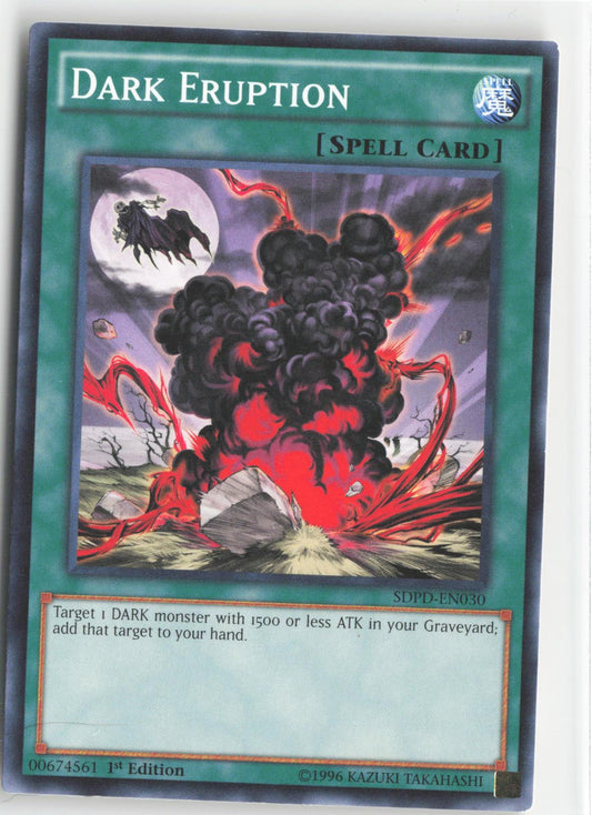 Dark Eruption SDPD-EN030 Structure Deck: Pendulum Domination Yu-Gi-Oh 1st Edition