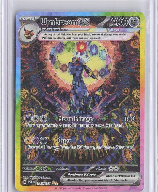 Umbreon ex 161/131 Holo Special Illustration Rare Prismatic Evolutions Pokemon