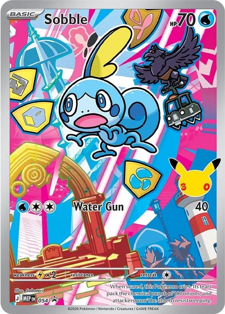 Sobble 054 Promo ME: Mega Evolution Promo Pokemon Holo