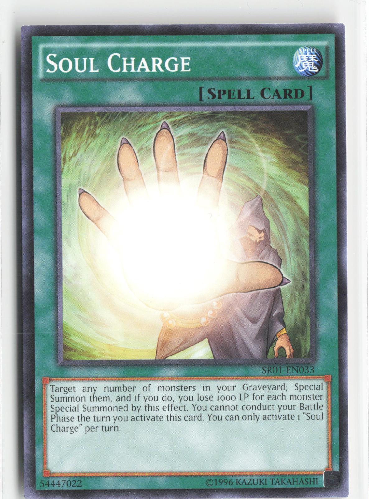 Soul Charge SR01-EN033 Structure Deck: Emperor of Darkness Yu-Gi-Oh Unlimited