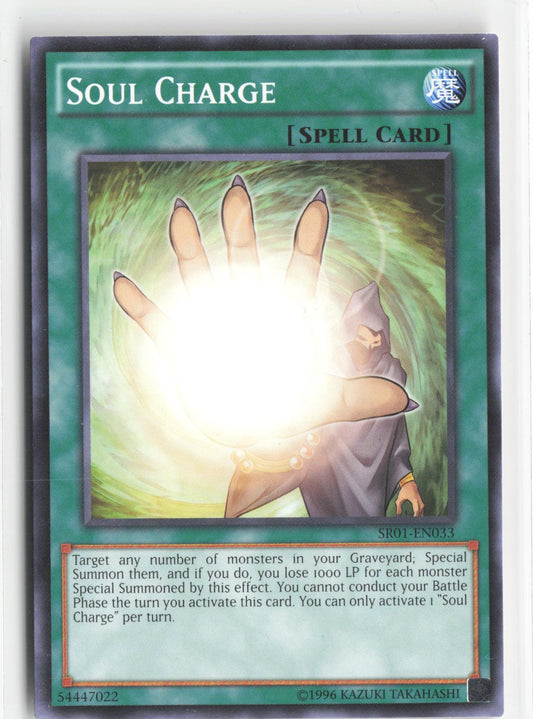 Soul Charge SR01-EN033 Structure Deck: Emperor of Darkness Yu-Gi-Oh Unlimited