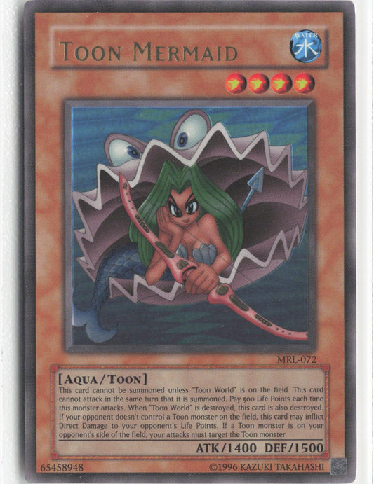 Toon Mermaid MRL-072 Ultra Rare Magic Ruler Yu-Gi-Oh Unlimited