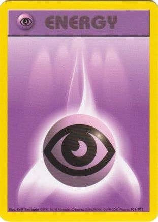 Psychic Energy 101/102 Common Base Set Unlimited Pokemon TCG Card