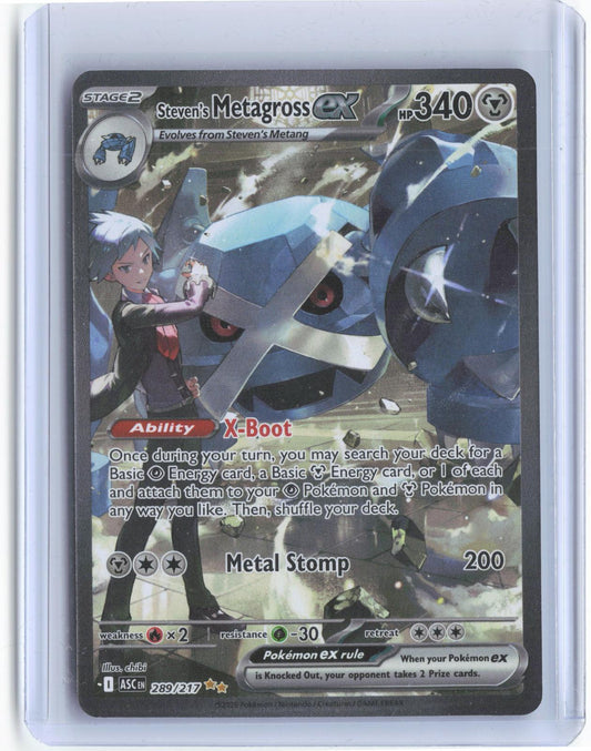 Steven's Metagross ex 289/217 Ascended Heroes Pokemon Holo