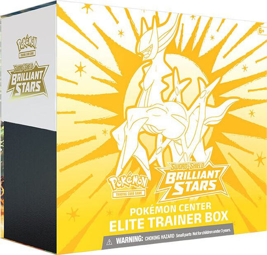 Brilliant Stars Pokemon Center Elite Trainer Box (Exclusive) - SWSH09: Brilliant Stars (SWSH09) Pokémon TCG New ETB