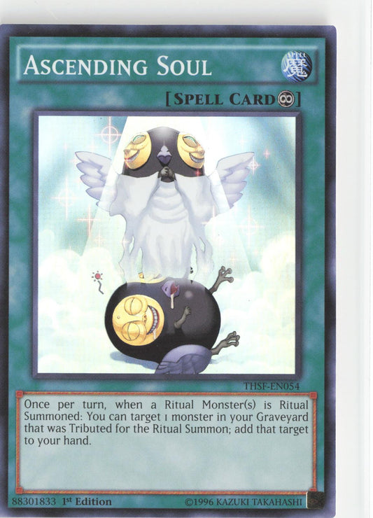 Ascending Soul THSF-EN054 Super Rare The Secret Forces Yu-Gi-Oh 1st Edition