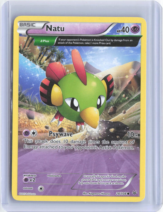 Natu 28/108 Common Roaring Skies Pokemon TCG Card
