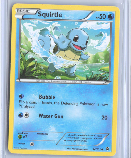 Squirtle 14/101 Common Plasma Blast Pokemon
