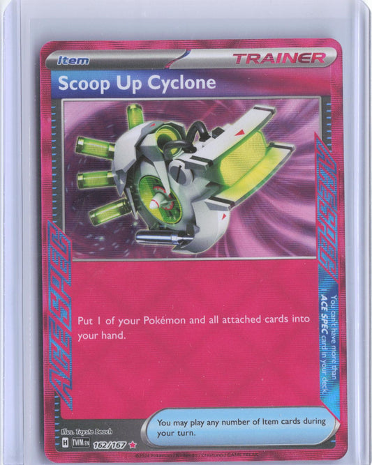Scoop Up Cyclone 162/167 ACE SPEC Rare Twilight Masquerade Pokemon TCG Card