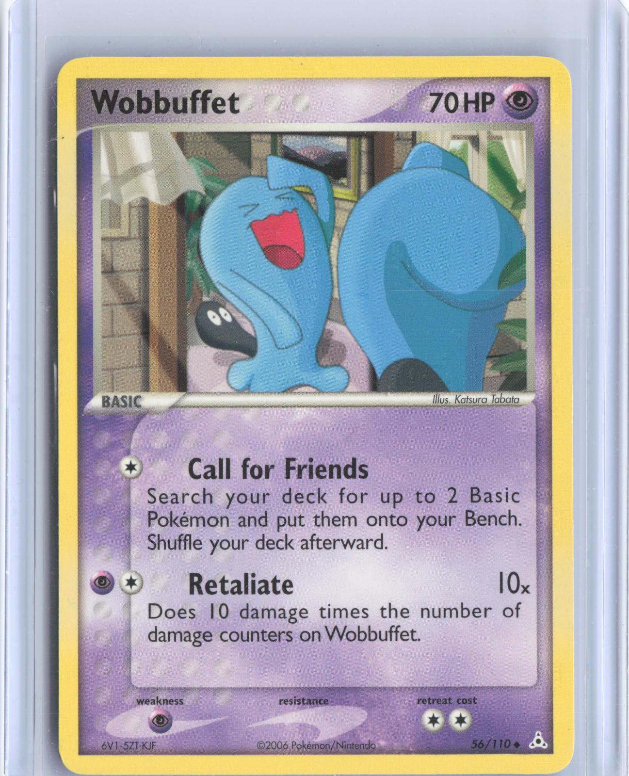 Wobbuffet 56/110 Uncommon Holon Phantoms Pokemon TCG Card