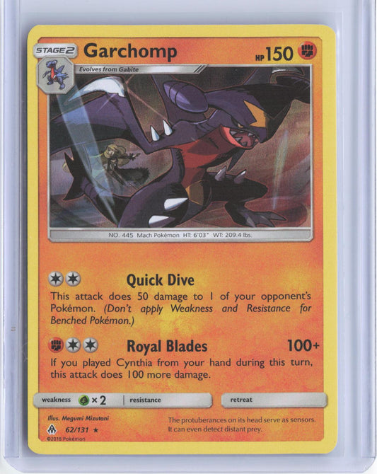 Garchomp 62/131 Holo Rare Forbidden Light Pokemon Holo TCG Card