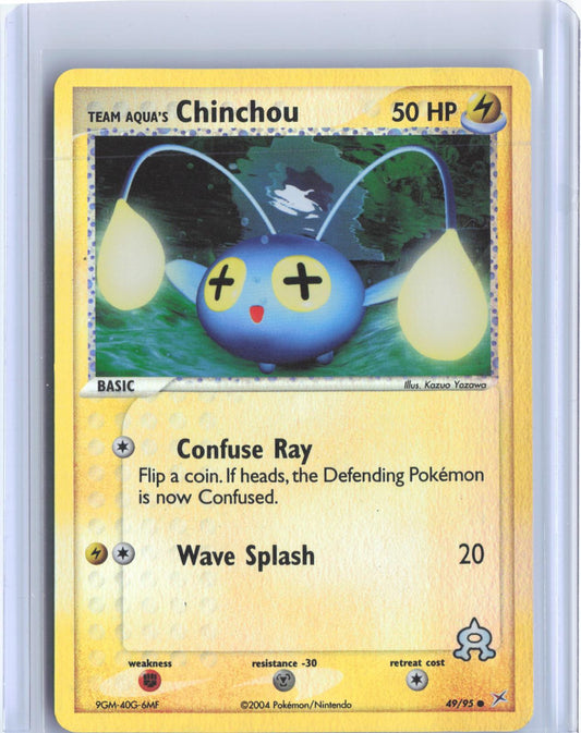 Team Aqua's Chinchou 49/95 Common Team Magma vs Team Aqua Pokemon