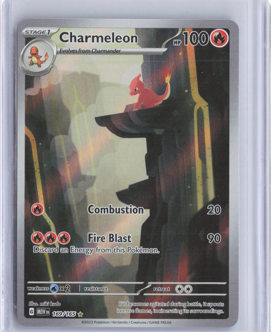 Charmeleon 169/165 Illustration Rare 151 Pokemon Holo
