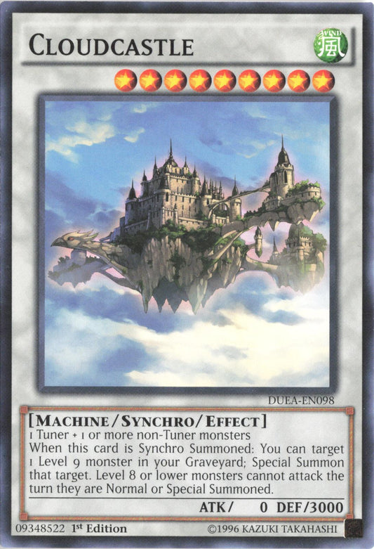 Cloudcastle DUEA-EN098 Duelist Alliance Yu-Gi-Oh 1st Edition