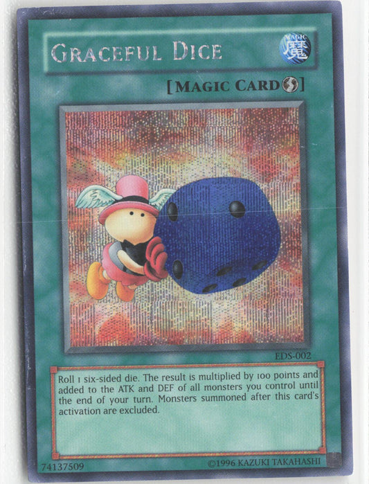 Graceful Dice EDS-002 Secret Rare Eternal Duelist Soul Yu-Gi-Oh Limited