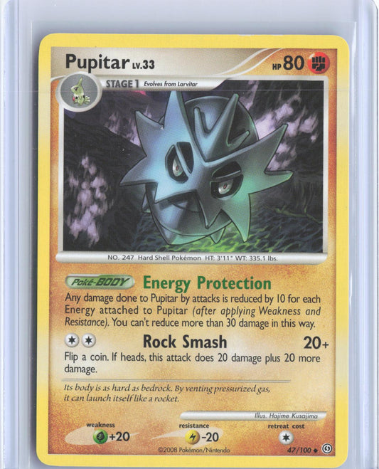 Pupitar 47/100 Uncommon Stormfront Pokemon