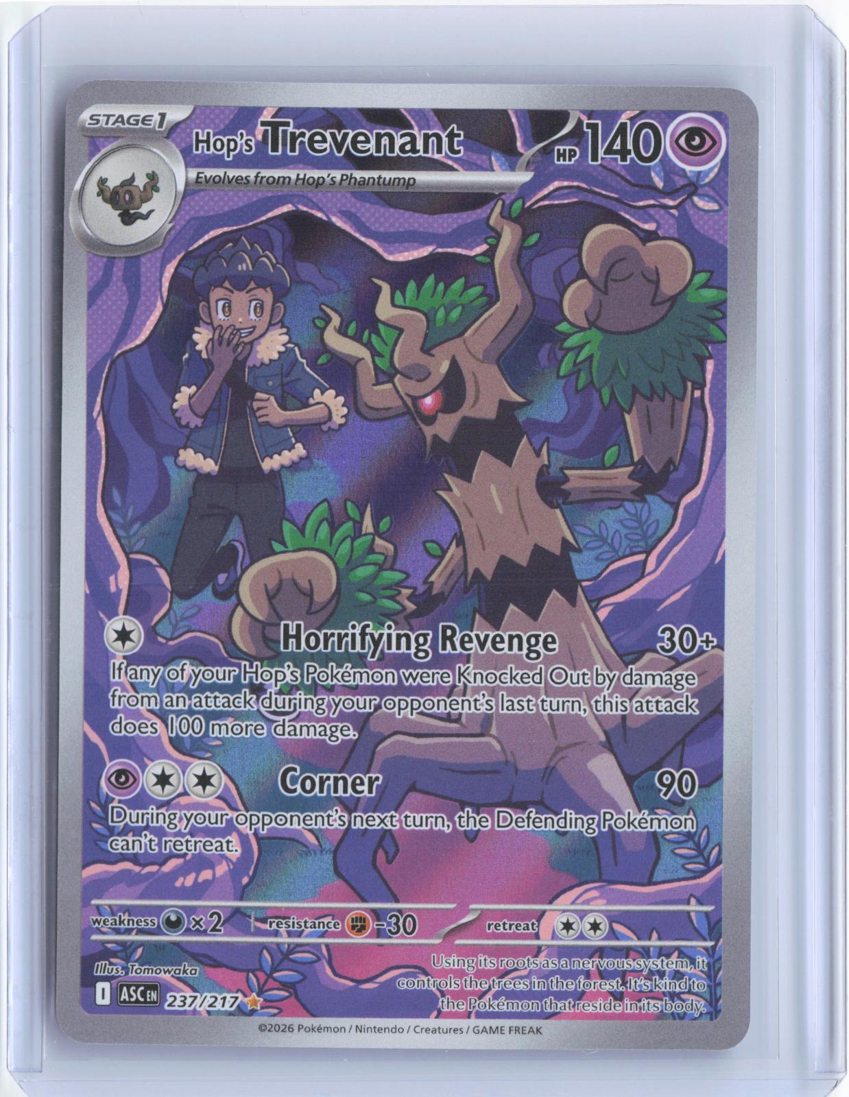 Hop's Trevenant 237/217 Illustration Rare Ascended Heroes Pokemon TCG Card