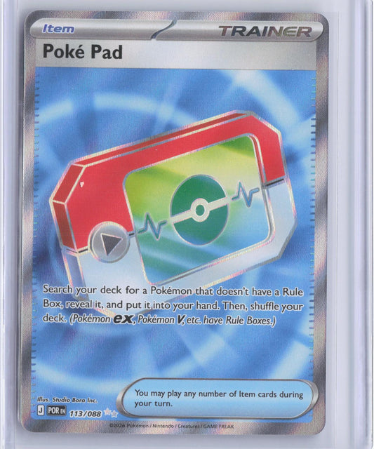 Poke Pad 113/088 Ultra Rare Perfect Order Pokemon Holo TCG Card