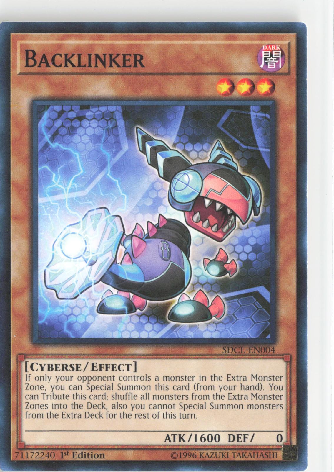 Backlinker SDCL-EN004 Structure Deck: Cyberse Link Yu-Gi-Oh 1st Edition