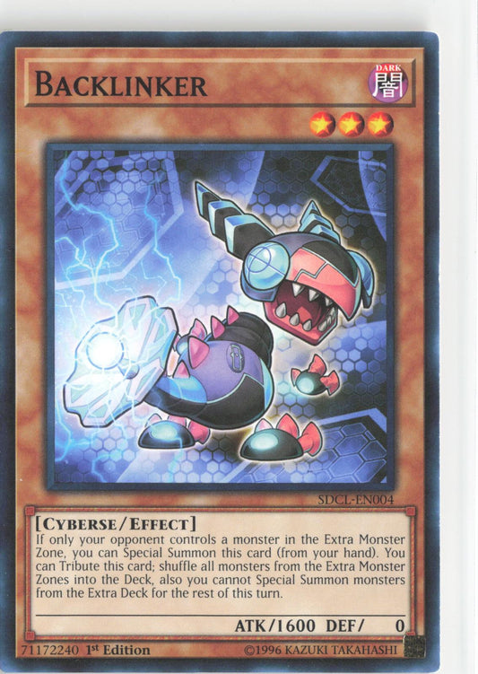 Backlinker SDCL-EN004 Structure Deck: Cyberse Link Yu-Gi-Oh 1st Edition
